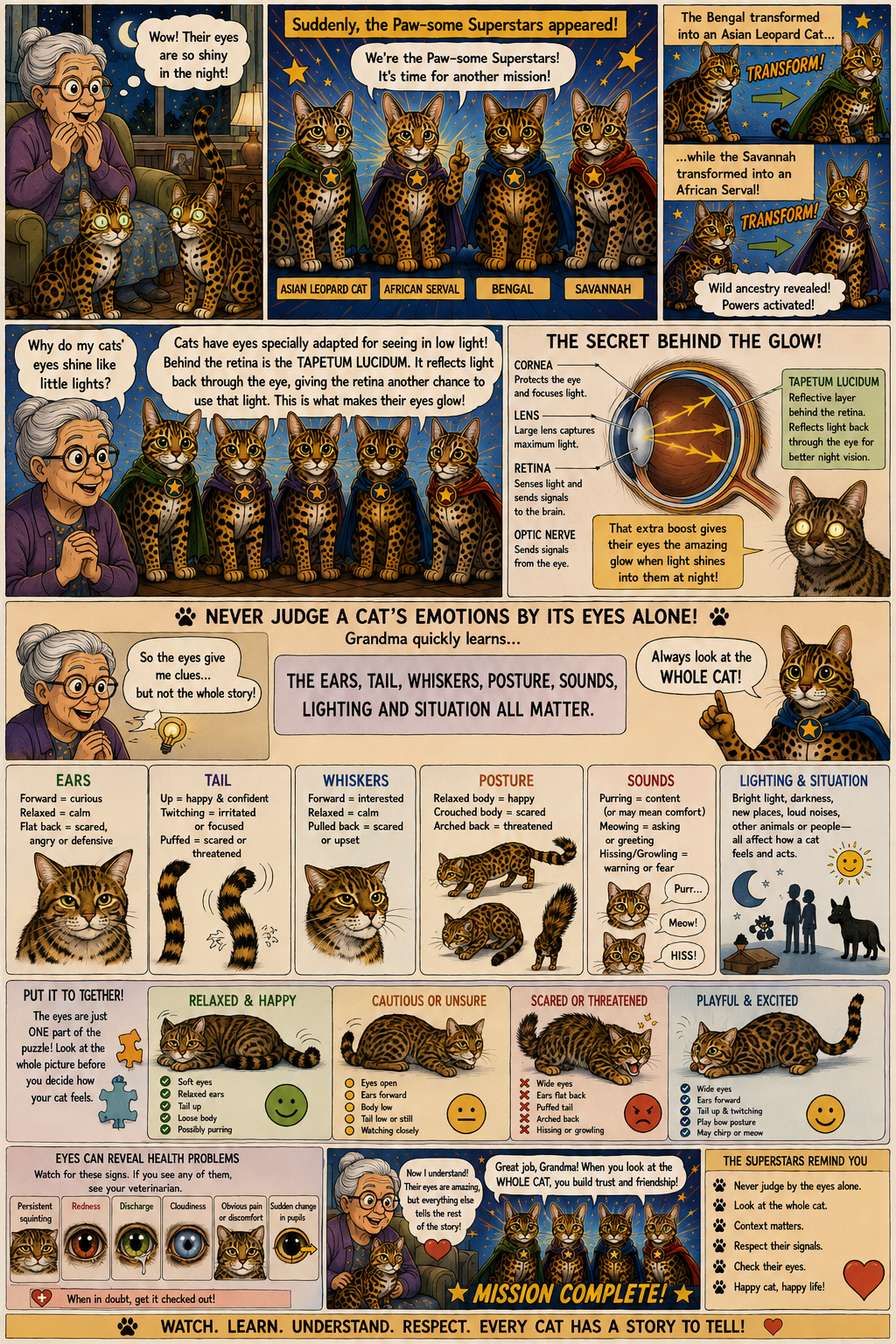 What Are Cat Eyes Telling Us?
