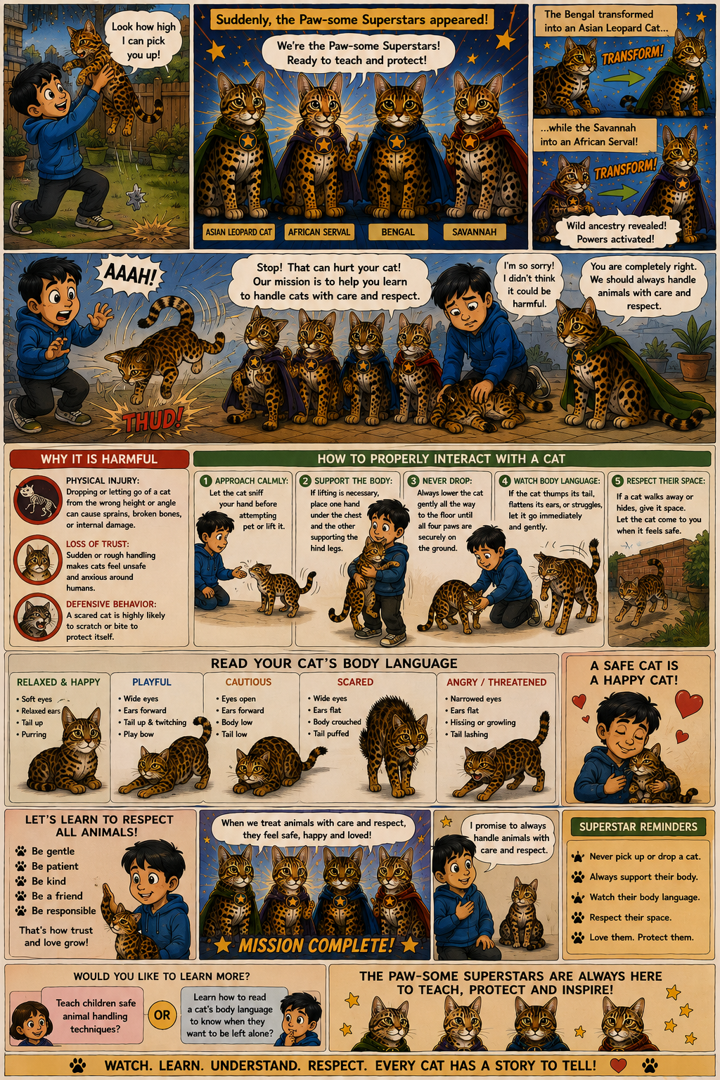 Handle Cats With Care